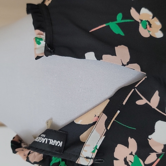 Karl Lagerfeld Floral Print Blouse - Picture 7 of 11